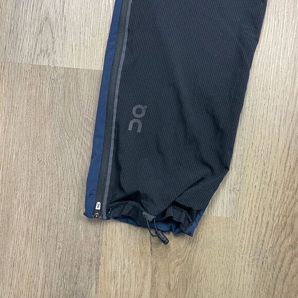 On Cloud Pants Mens Small Blue Running Track Zip Ankle Training Active - Picture 7 of 13